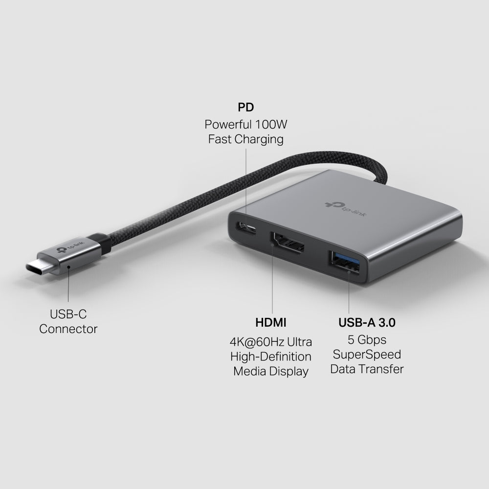 USB Type-C 3 in 1 Hub, UH3020C
