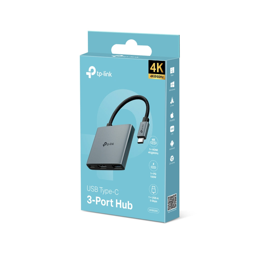 USB Type-C 3 in 1 Hub, UH3020C