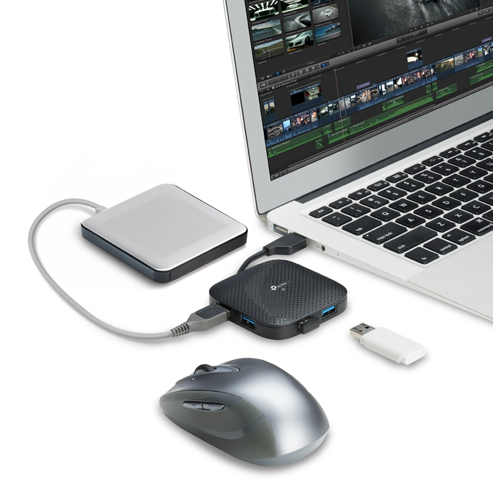 USB 3.0 4-Port Portable Hub, UH400(2-pack)