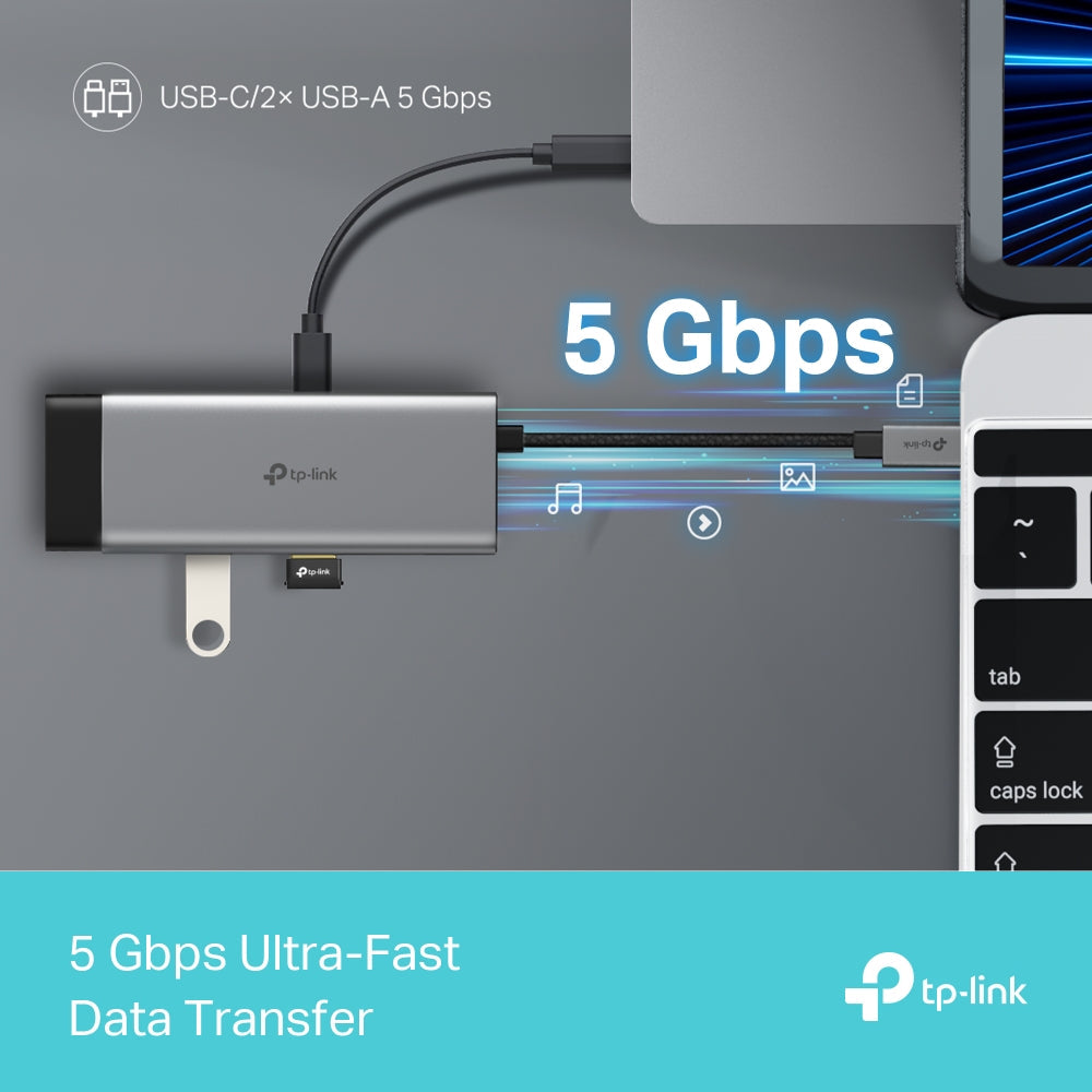 USB Type-C 5 in 1 Hub, UH5020C