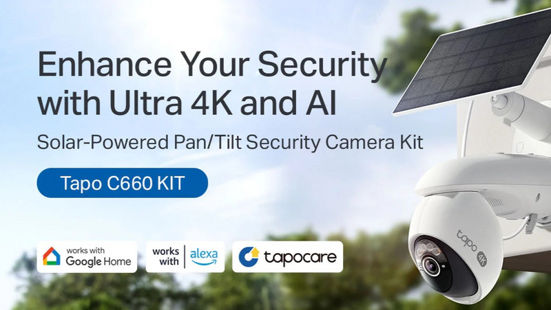 A smarter way to secure the home: Meet TP-Link’s solar-powered 4K Tapo C660 KIT
