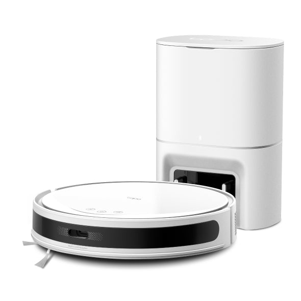 5300Pa Suction MagSlim™ LiDAR Navigation Robot Vacuum and Mop with Auto-Empty Dock, Tapo RV20 Max Plus White