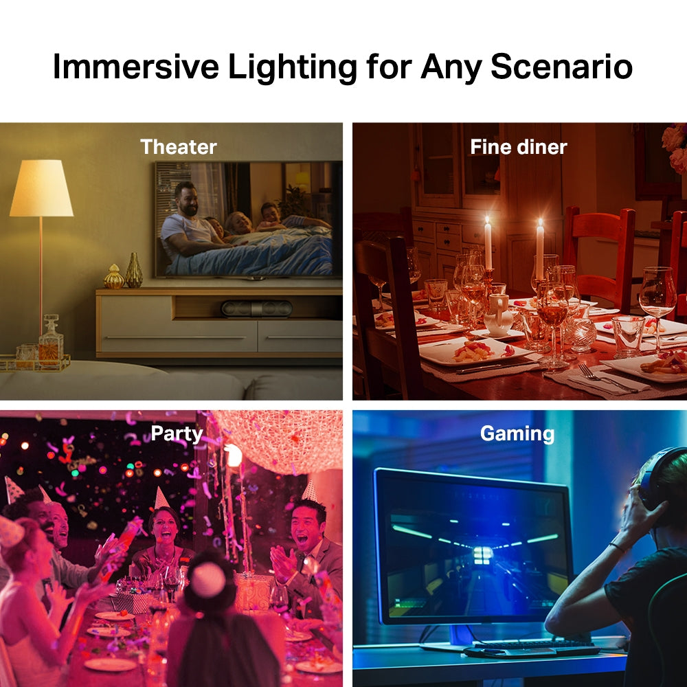 Smart Wi-Fi Light Bulb, Multicolour, Tapo L530E