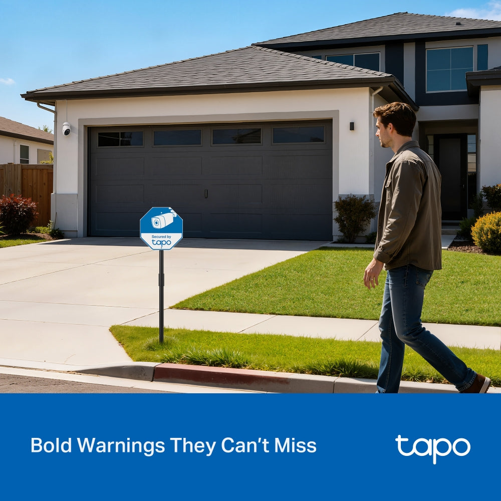Tapo CA510 | Tapo Security Sign & Sticker Pack