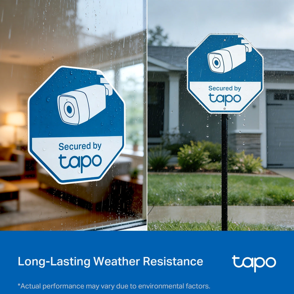 Tapo CA510 | Tapo Security Sign & Sticker Pack