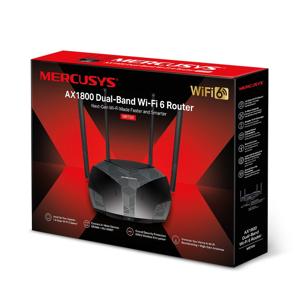 MR70X | AX1800 Dual-Band Wi-Fi 6 Router