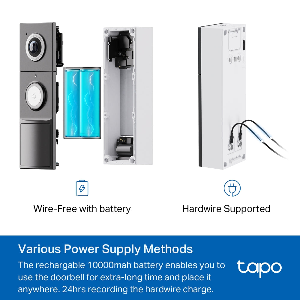 Tapo AI Enhanced Entryway Protection Kit   (2 Cameras + 1 Doorbell + 4 Sensors)