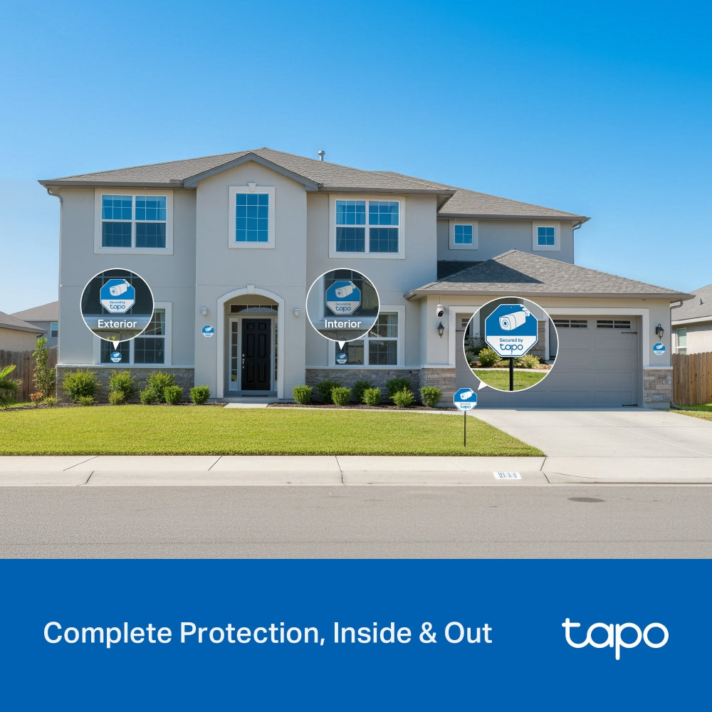 Tapo CA510 | Tapo Security Sign & Sticker Pack