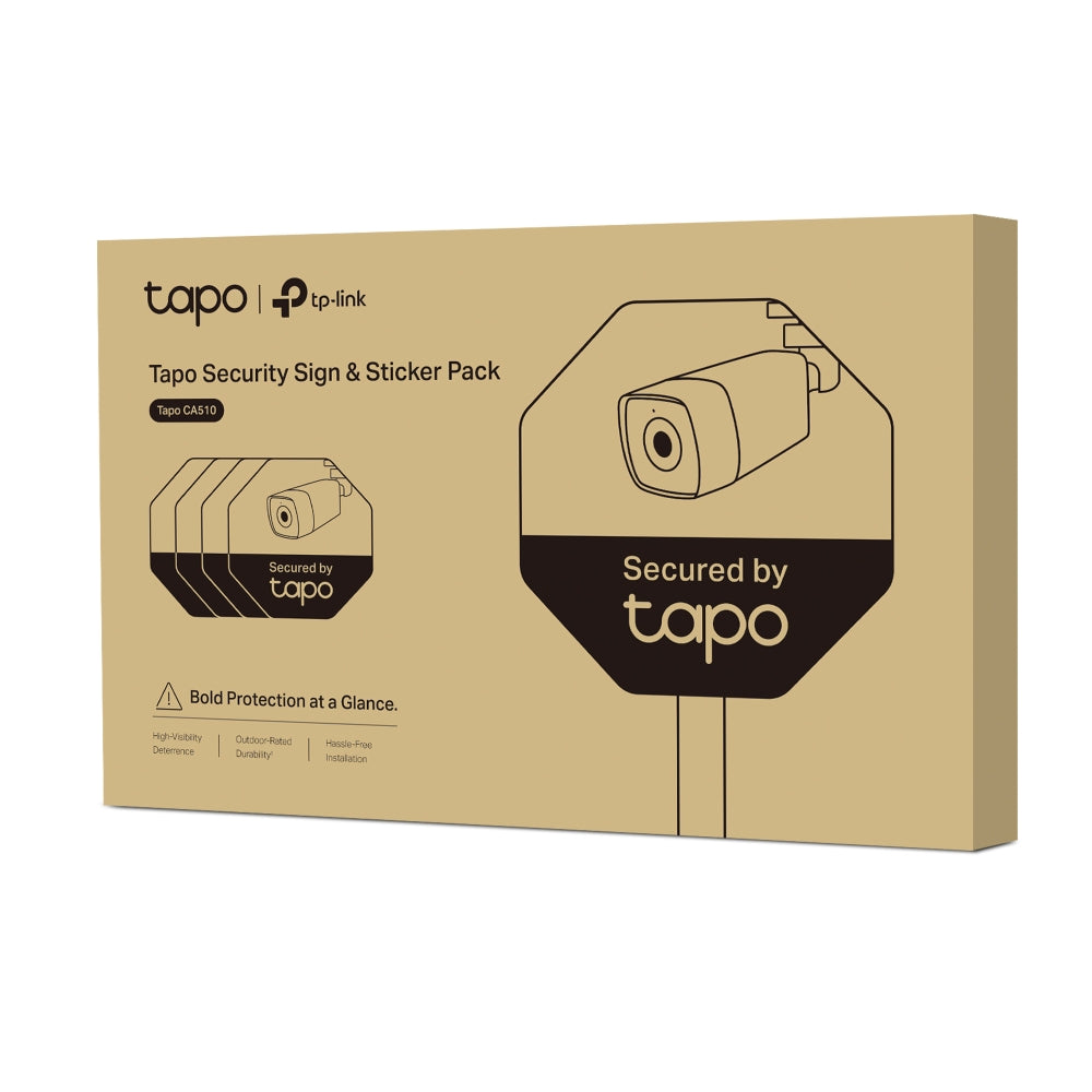 Tapo CA510 | Tapo Security Sign & Sticker Pack