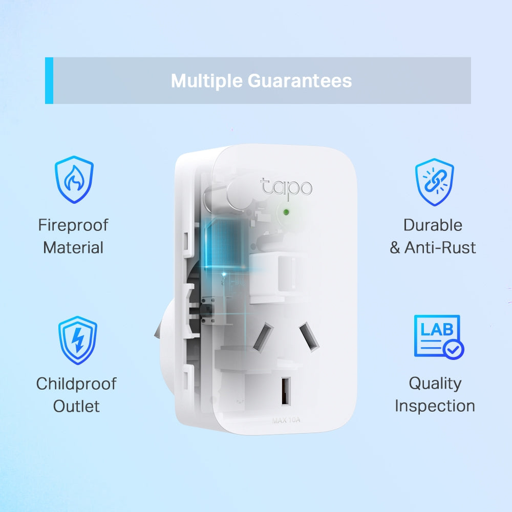 Mini Smart Wi-Fi Socket, Energy Monitoring, Tapo P110(5-pack)