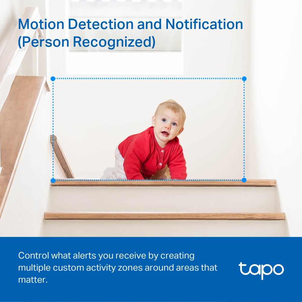 2K 3mp Pan/Tilt Home Security Wi-Fi Camera, Tapo C210