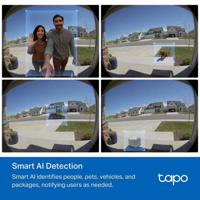 Tapo D235 | Video Doorbell Camera, 2K 5MP, Full Colour Night Vision