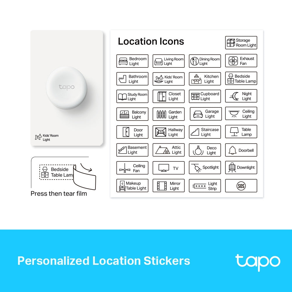 Smart Remote Dimmer Switch, Tapo S200D(3-pack)