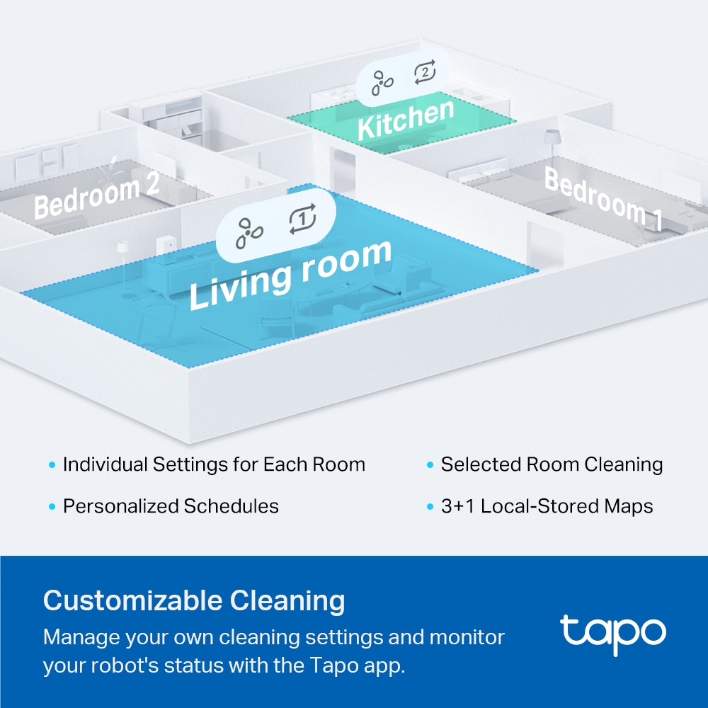 Tapo RV20 | MagSlim LiDAR Navigation Robot Vacuum