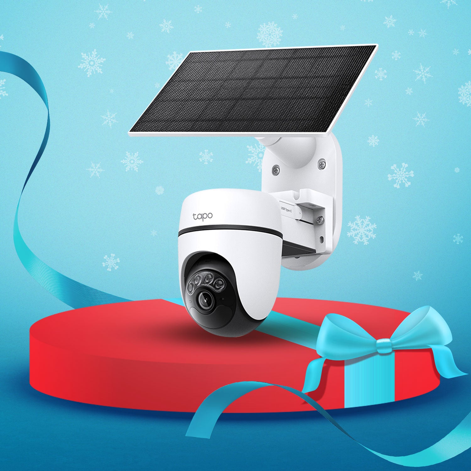 Tapo C610 KIT | Solar-Powered Pan/Tilt Security Camera Kit