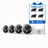 Tapo C420S4 | Wire-Free Security Camera System, 2K QHD, AI Detection