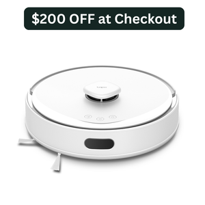 Tapo RV30 Max White | Robot Vacuum & Mop, 5300Pa Suction, LiDAR Navigation