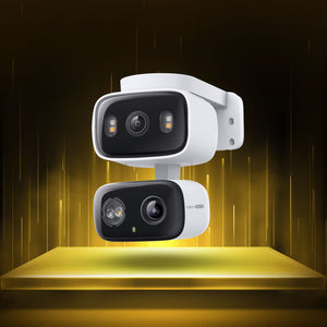 Tapo C246D | 2K 3MP Indoor/Outdoor Dual Lens Pan/Tilt Security Camera