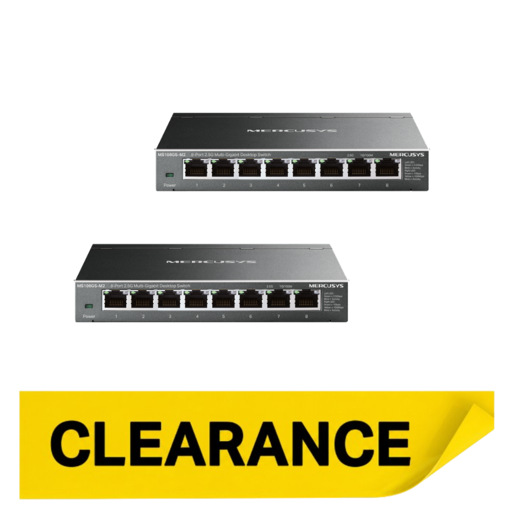 MS108GS-M2(2-pack) | 8-Port 2.5G Multi-Gigabit Desktop Switch