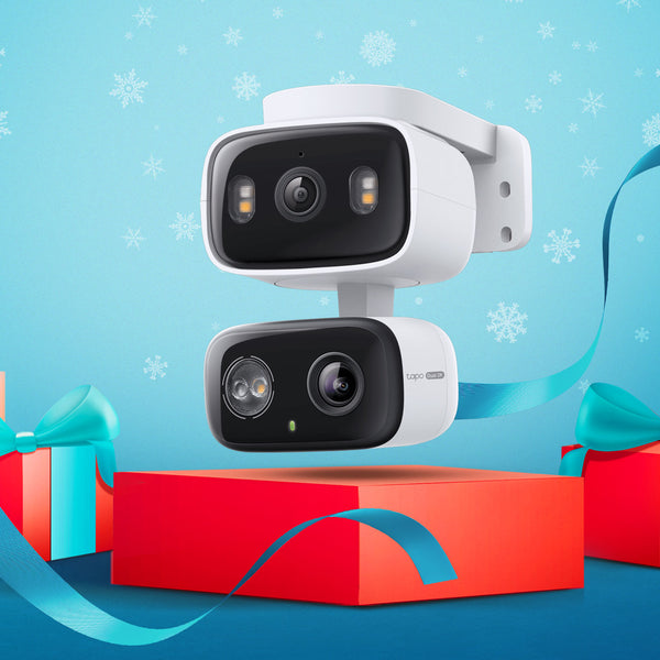 Tapo C246D | 2K 3MP Indoor/Outdoor Dual Lens Pan/Tilt Security Camera