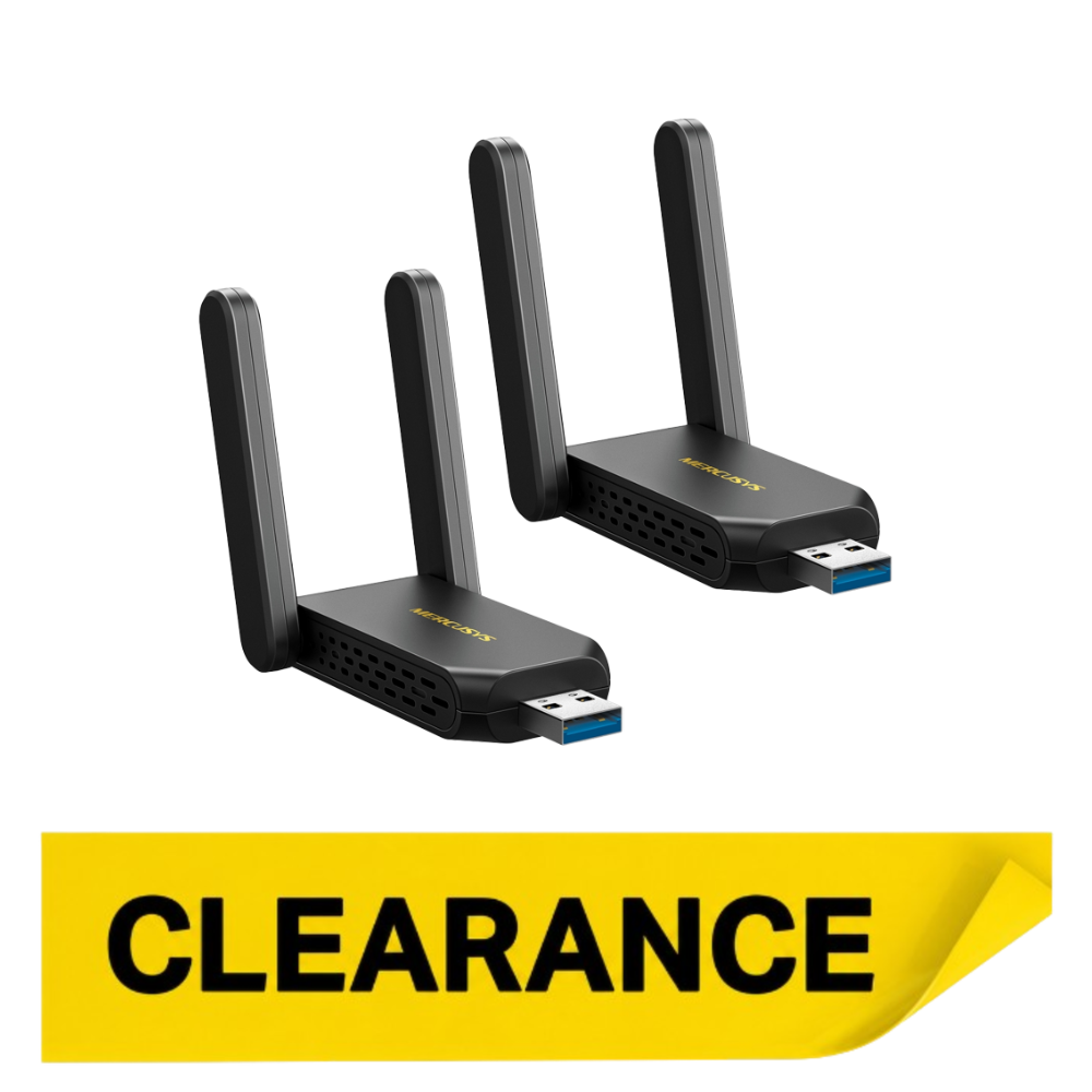 MA86XH(2-pack) | AXE5400 Wi-Fi 6E High-Gain Wireless USB Adapter
