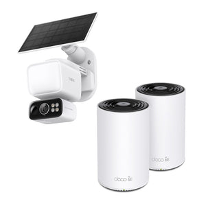 Deco 6E + Smart Home Solar Floodlight Security Kit