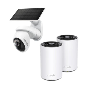 Deco 6E + Smart Home 4K Solar Security Kit
