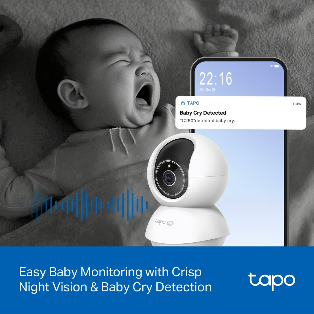 Tapo C250 |  Pan/Tilt AI Home Security Wi-Fi Camera