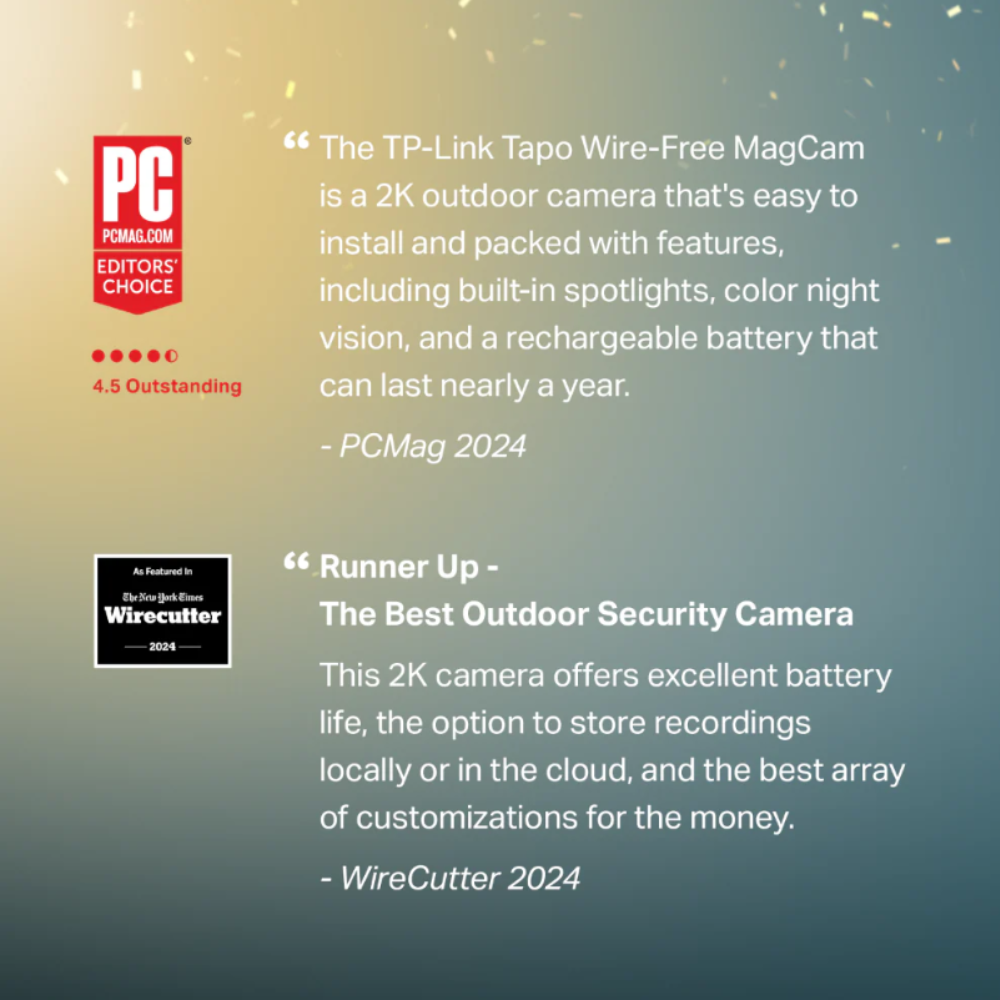 Tapo C425 KIT | Solar-Powered Security Camera Kit, 2K QHD, Colour Night Vision, Free AI Detection