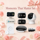 Moments That Matter Kit - 2 Dual-Lens Cameras + Smart Remote Dimmer Switch + Smart Hub + Tapo Plushie + 2 Free SD Cards