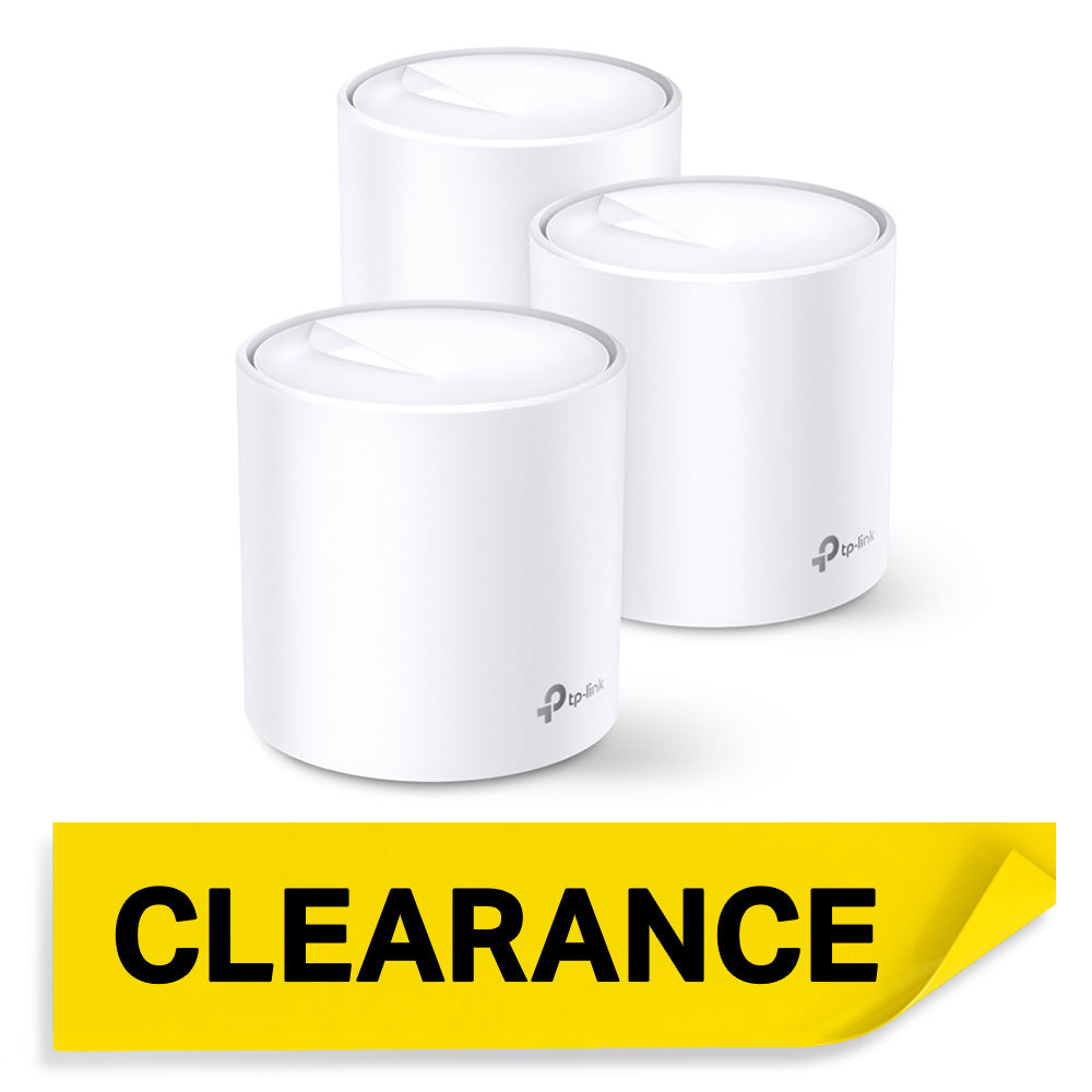 Deco X60(3-pack)-Refurbished | AX3000 Whole Home Mesh Wi-Fi 6 System