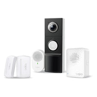 Tapo Smart Alarm Entry Kit security system with 2K 5MP camera and IP66 rating