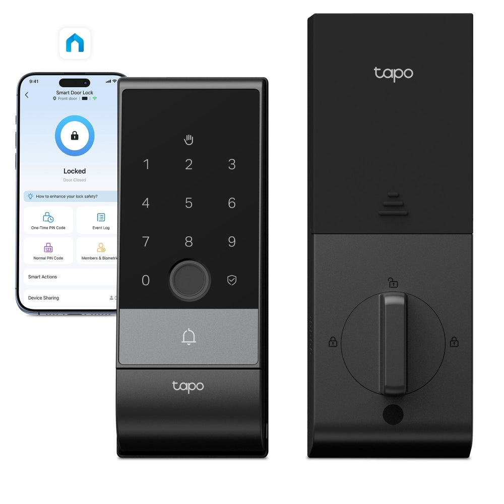 Tapo DL130 | Palm Access & Fingerprint Recognition Smart Lock