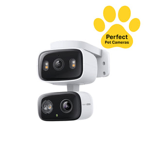 Tapo C246D | Dual-Lens Pan/Tilt Security Camera, Dual 2K 3MP, AI Detection