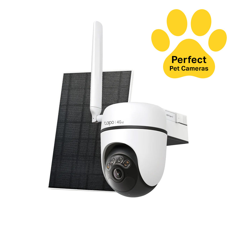 Tapo C615G KIT | Solar Pan/Tilt 4G LTE Security Camera Kit, 2K 3MP, Night Vision