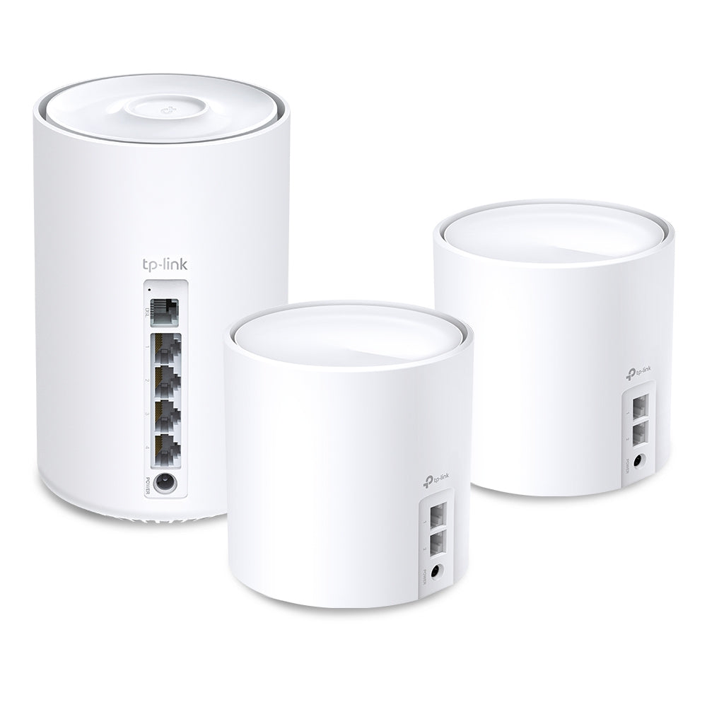 Deco X50-DSL(3-pack)-Refurbished | AX3000 VDSL Whole Home Mesh Wi-Fi 6 System