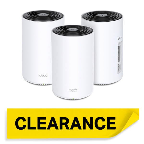 Deco PX50(3-pack)-Refurbished | AX3000 + G1500 Whole Home Powerline Mesh Wi-Fi 6 System