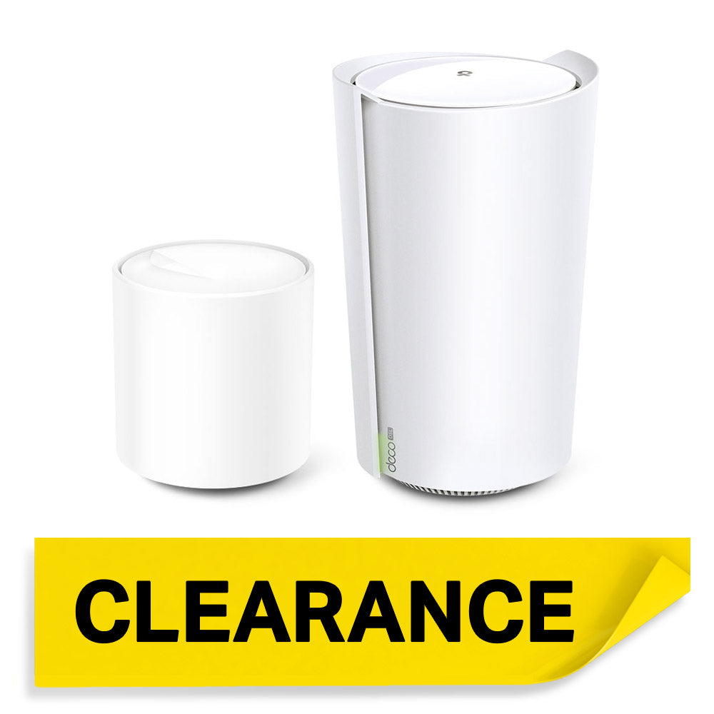 Deco X73-DSL(2-pack) - Refurbished | AX5400 VDSL Whole Home Mesh Wi-Fi 6 Modem Router