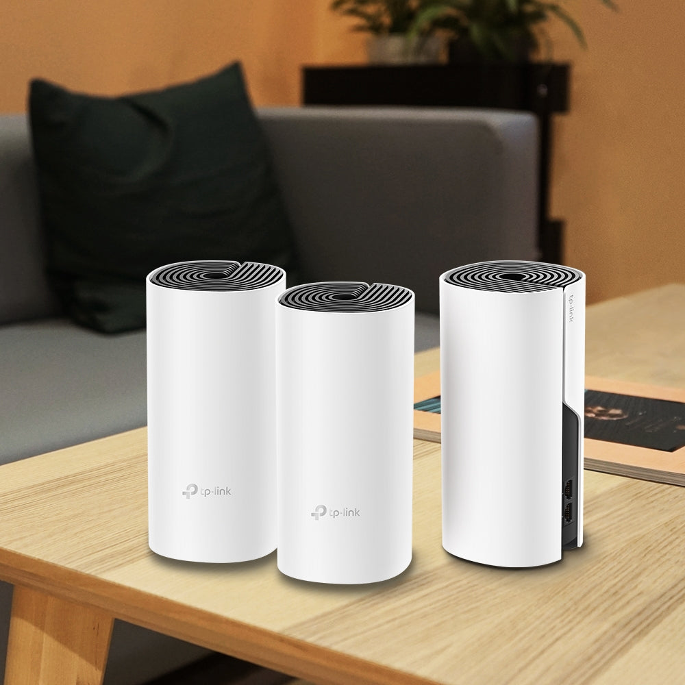 AC1200 Whole Home Mesh Wi-Fi System, Deco M4(3-pack) - Refurbished