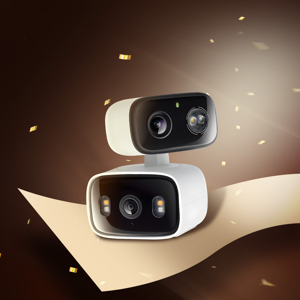 Tapo C246D | Dual-Lens Pan/Tilt Security Camera, Dual 2K 3MP, AI Detection