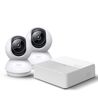 Tapo 3K Indoor Camera Kit: two 3K pan/tilt cameras with Hub