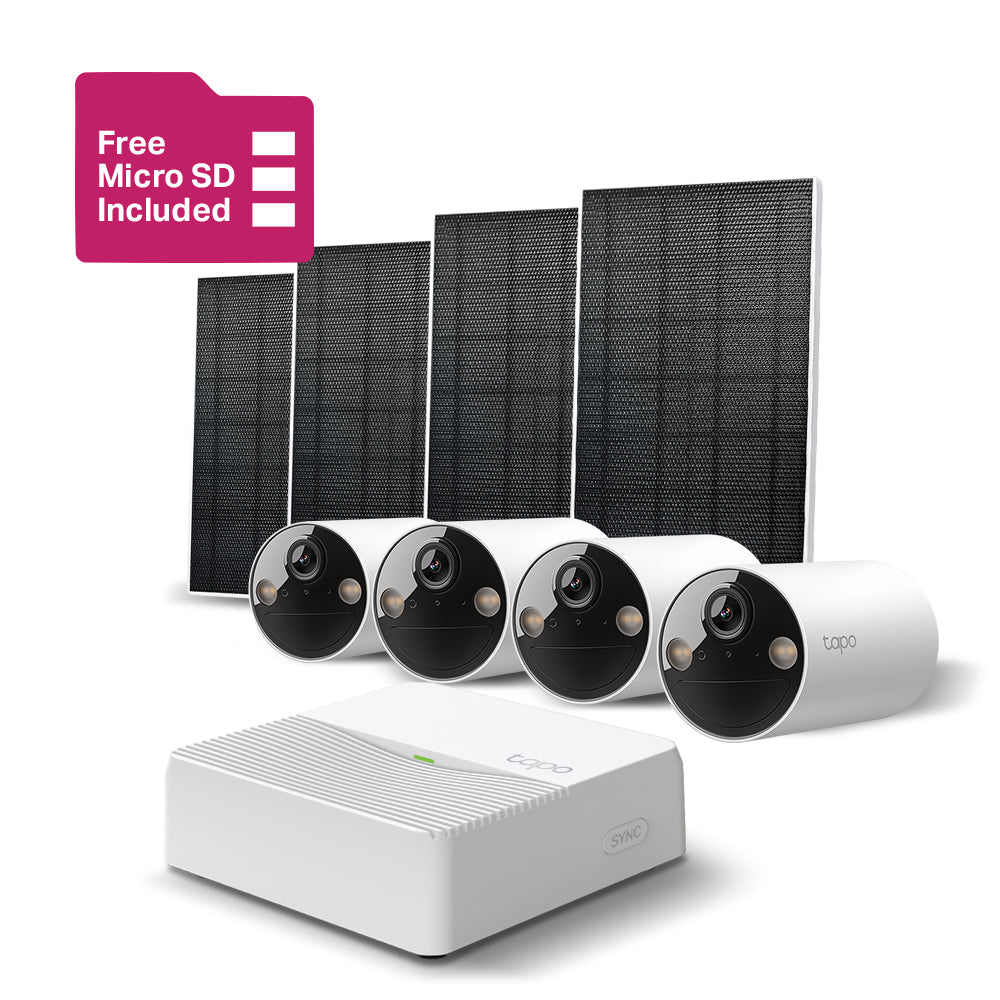 Tapo 2K Wireless Outdoor Security Kit (4 Cameras)