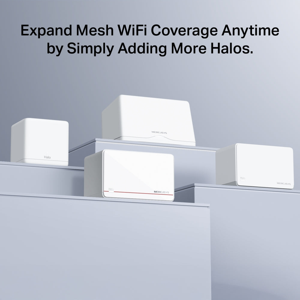 Halo H37BE(2-pack) | BE6500 Whole Home Mesh Wi-Fi 7 System
