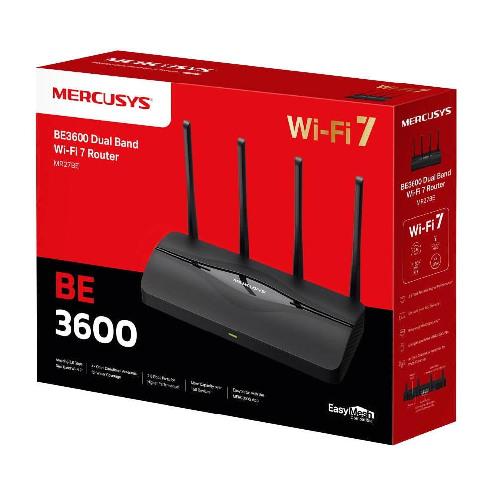 MR27BE | BE3600 Dual Band Wi-Fi 7 Router
