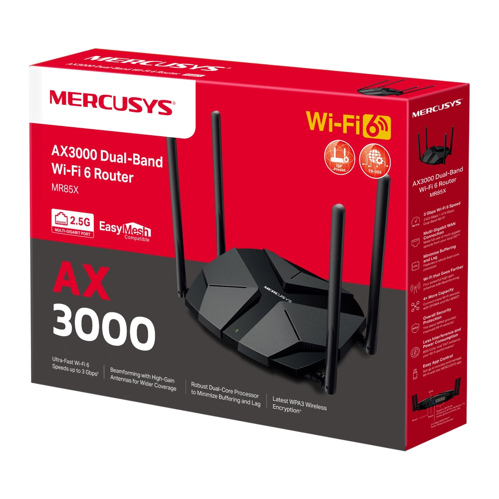 MR85X | AX3000 Dual-Band Wi-Fi 6 Router