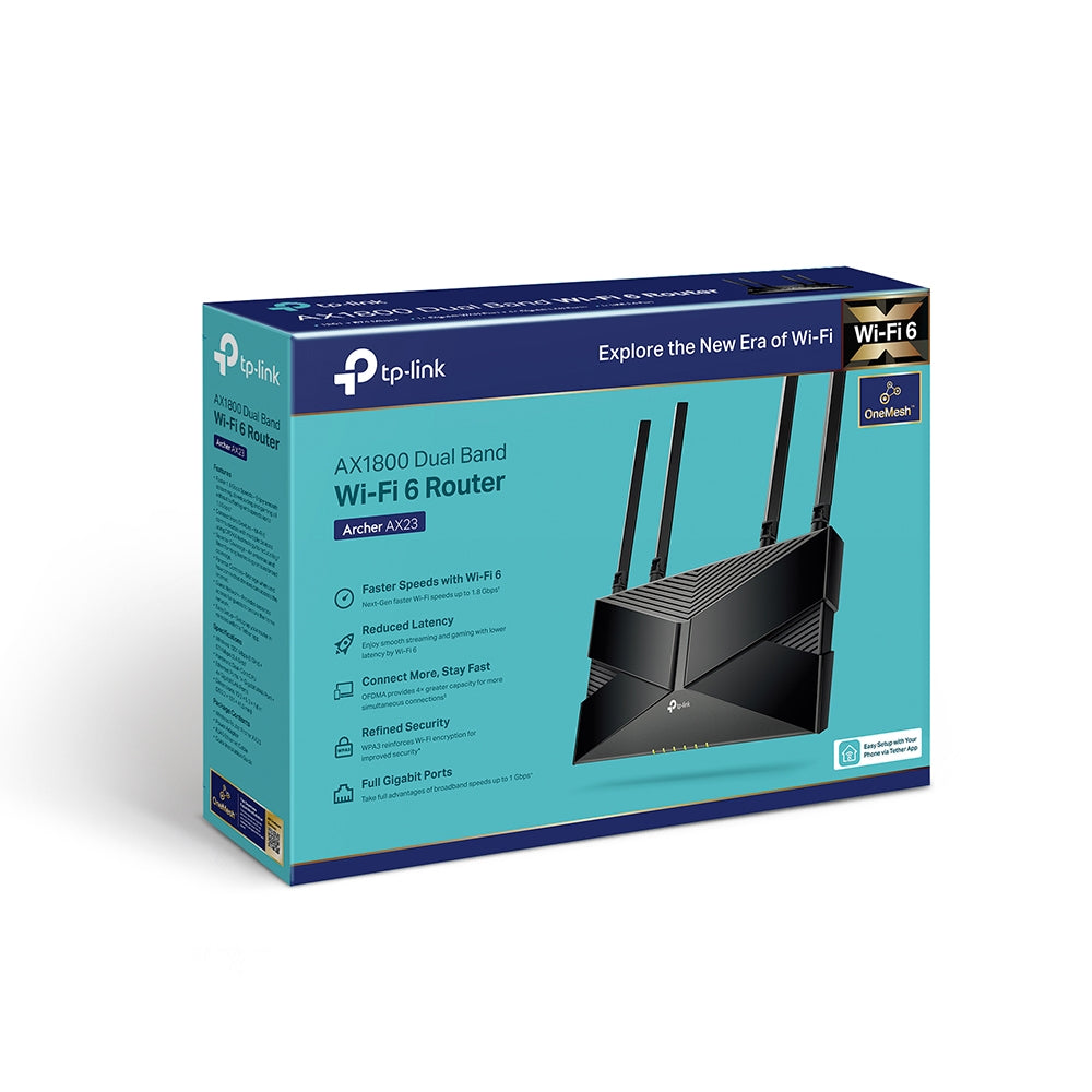 Archer AX23 | AX1800 Dual-Band Wi-Fi 6 Router