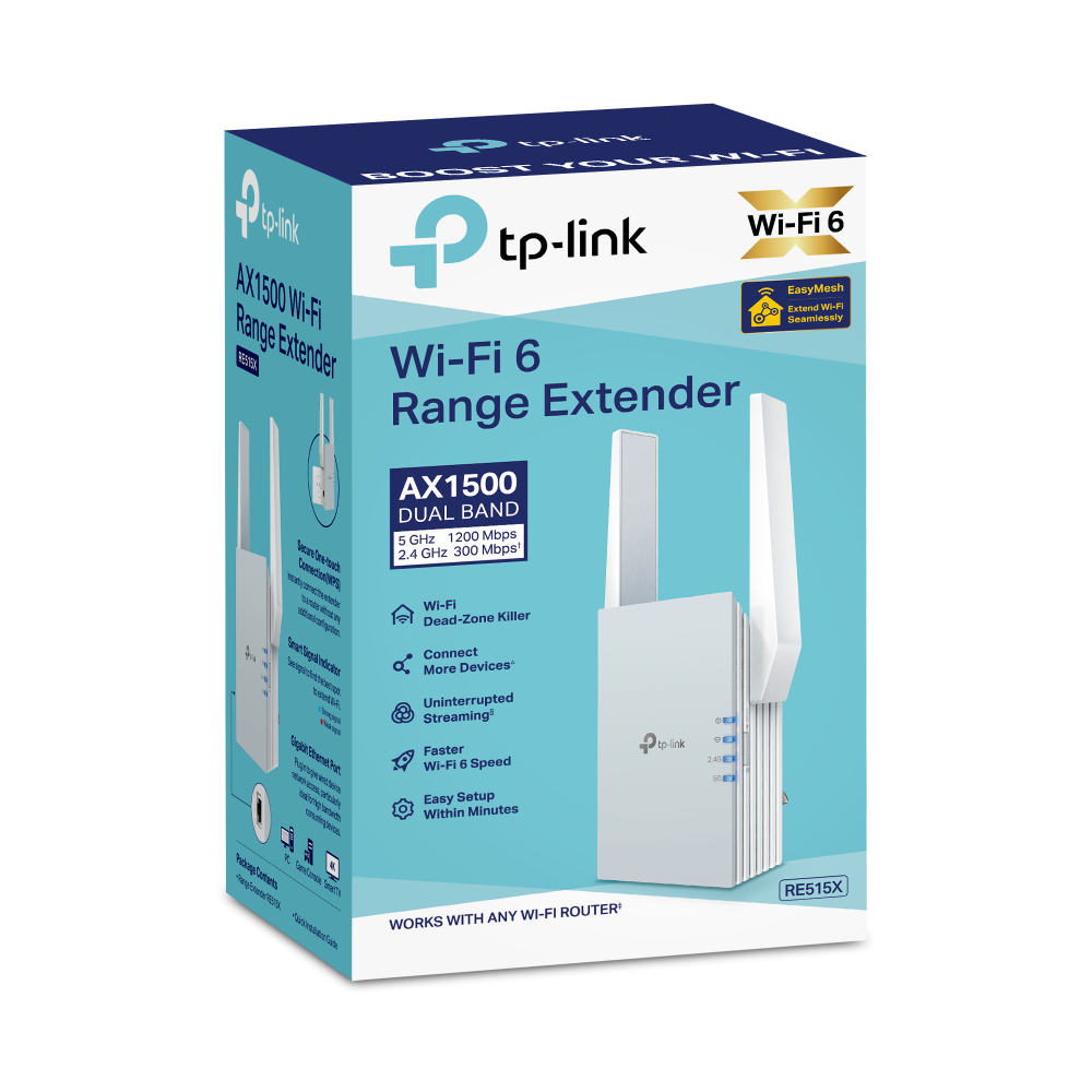 RE505X | AX1500 Wi-Fi Range Extender