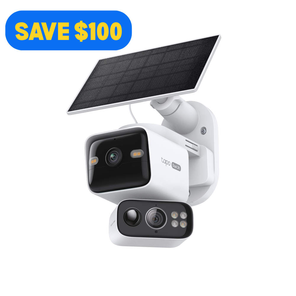 TAPO様オーダー Tapo C645D KIT | Dual-Lens Pan/Tilt Security Camera Kit, 2K