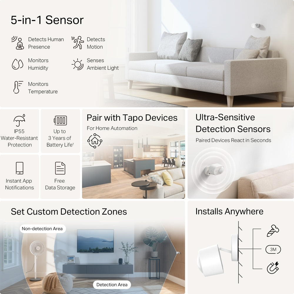 Tapo T150 | Smart Human Presence Sensor