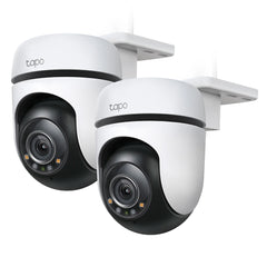 Outdoor Pan Tilt Security Wi-Fi Camera, 1080P Full HD, Sharp Night Vision, Tapo TC40(2-pack)